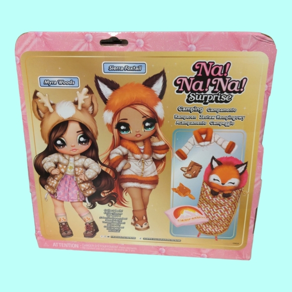 2022 Na Na Na Surprise Camping 7.5" Soft Fashion Doll Sierra Foxtail, New in Box - Picture 4 of 4